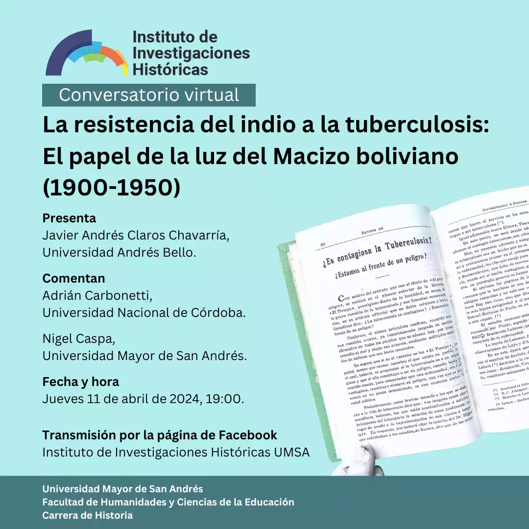 La resistencia del indio a la tuberculosis: El papel de la luz del Macizo boliviano (1900-1950)